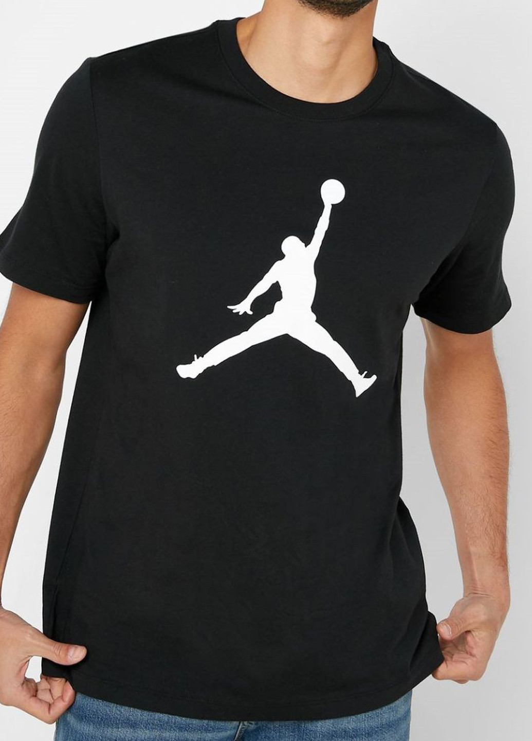 Чорна футболка cj0921-011 Jordan M J JUMPMAN SS CREW