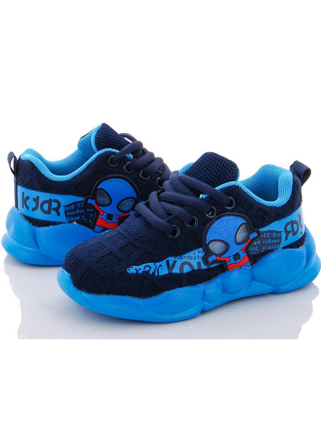 Синій всесезон кроссовки на силиконовой подошве l908-blue-b 31 синий Clibee