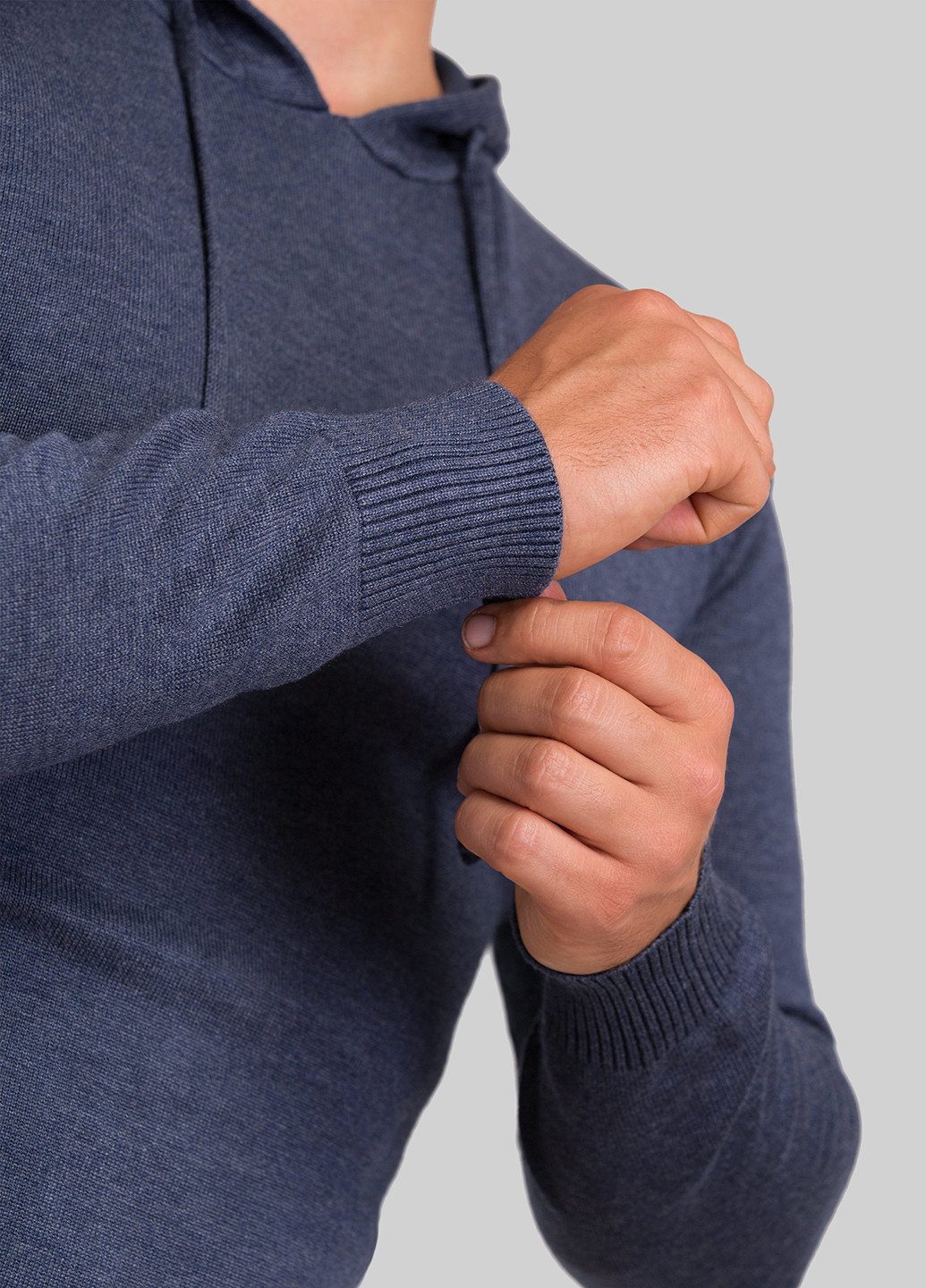 Серо-синий демисезонный свитер Trend Collection