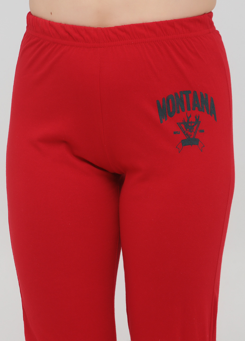 Красная всесезон пижама (футболка, брюки) футболка + брюки Carla Mara