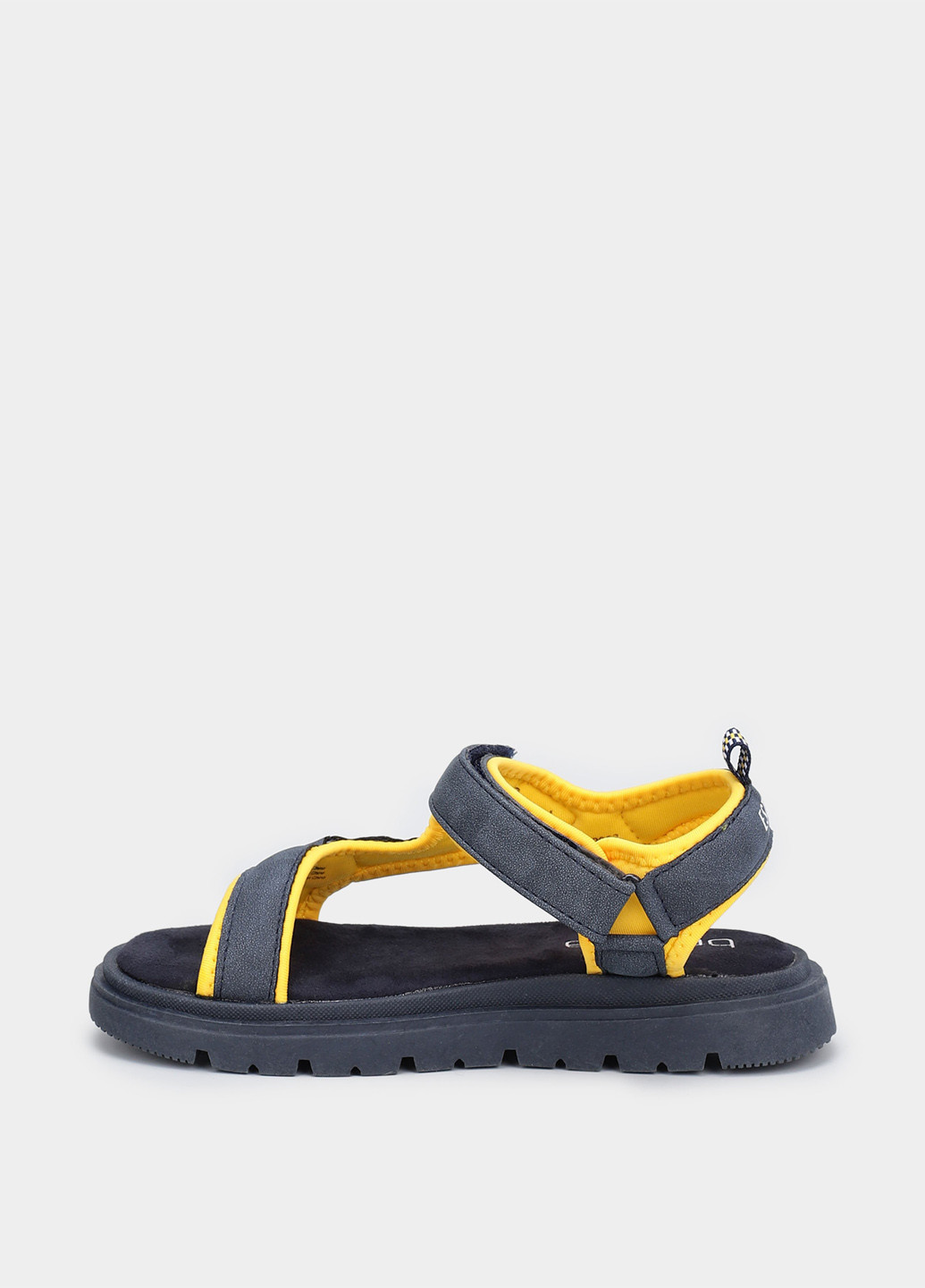 Черные кэжуал сандалии Braska на липучке