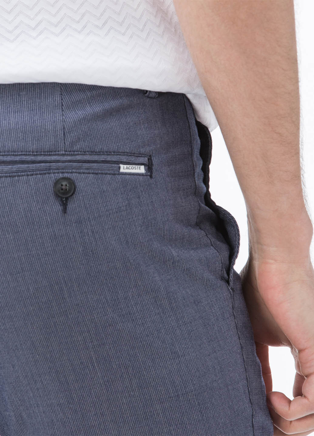 Серые кэжуал демисезонные чиносы брюки Lacoste
