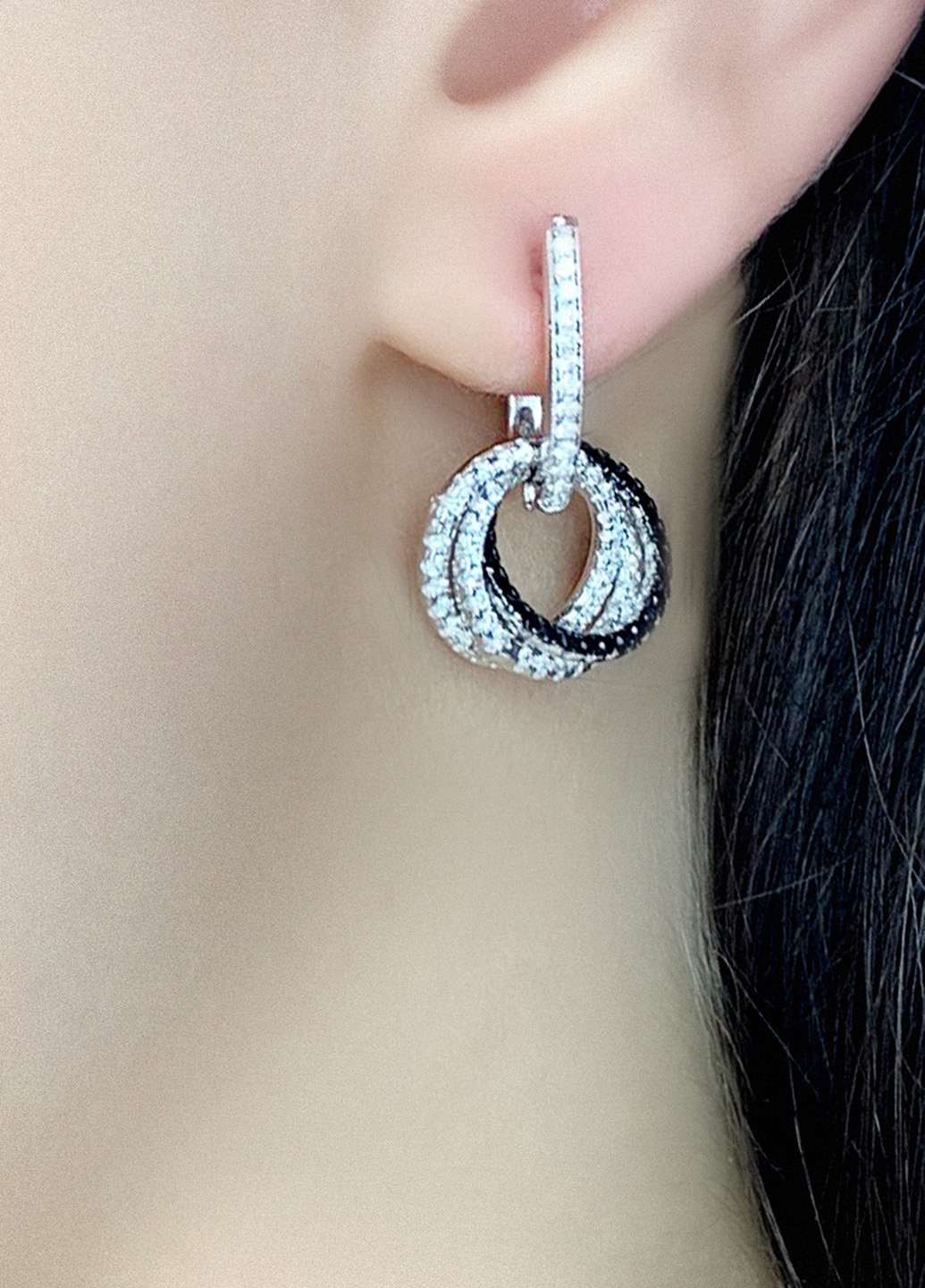 Сережки Silver Flame (132949187)