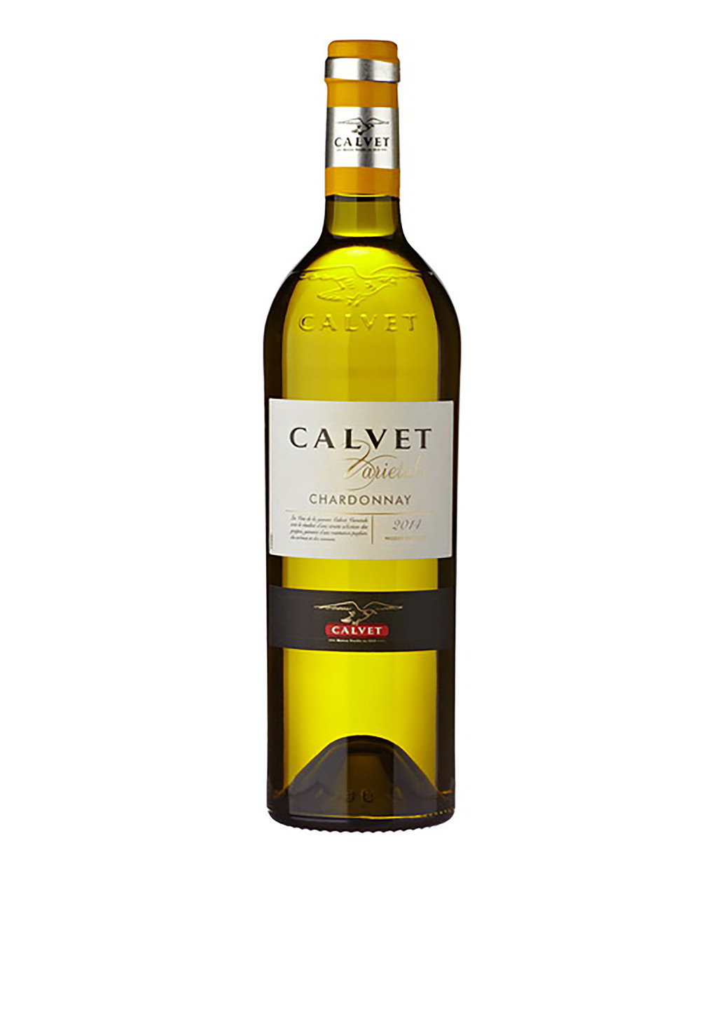 Вино Varietals Chardonnay біле сухе, 0.75 л Calvet (184066948)