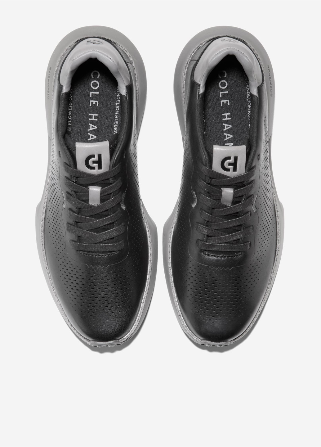 Черные демисезонные кроссовки Cole Haan GrandPrø Ashland Laser Perforated Sneaker