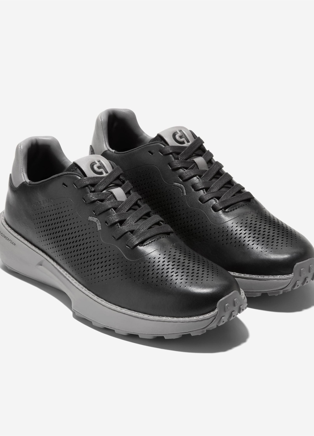 Черные демисезонные кроссовки Cole Haan GrandPrø Ashland Laser Perforated Sneaker