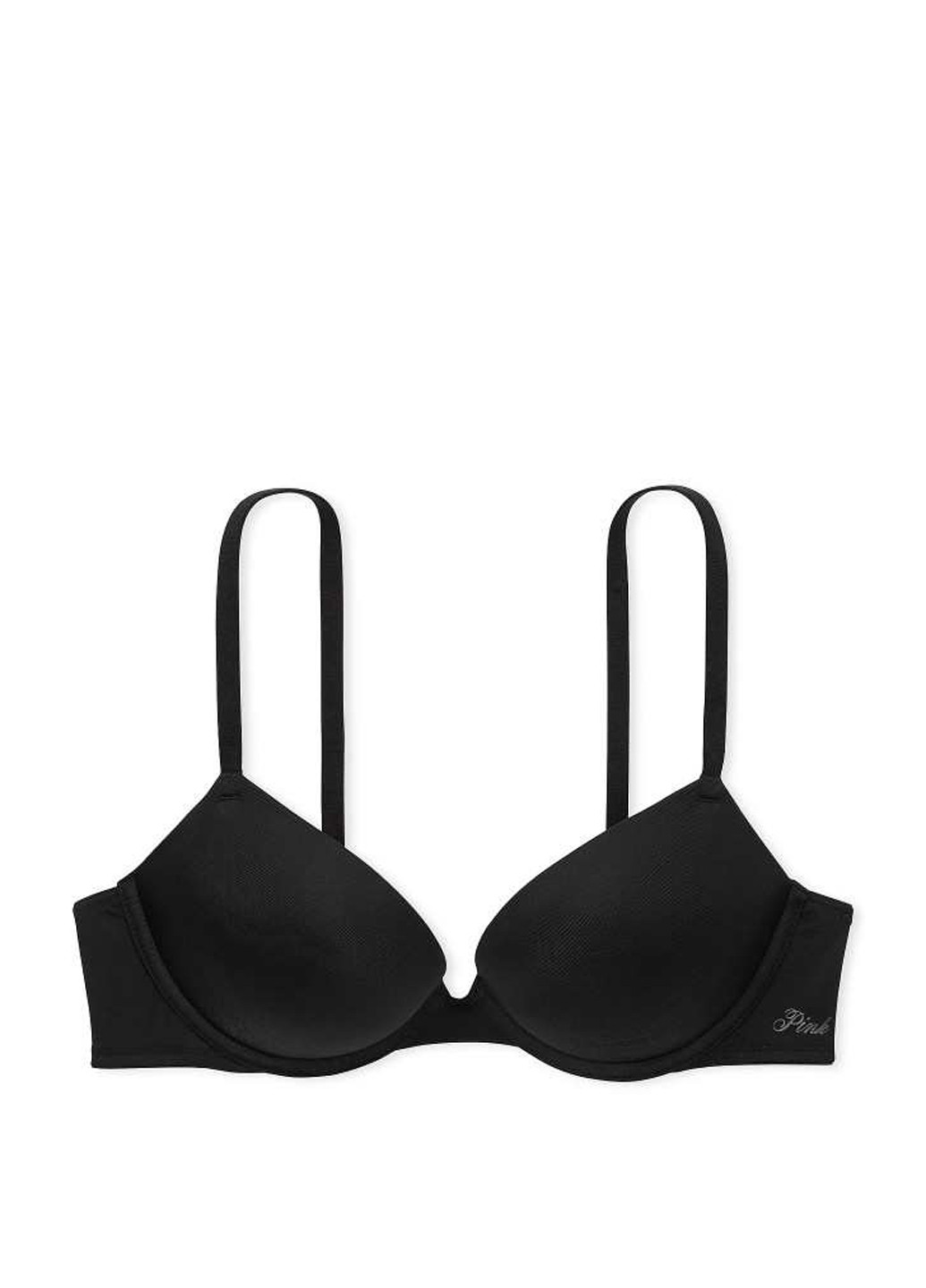 Черный демисезонный комплект (бюстгальтер, трусики) Victoria's Secret