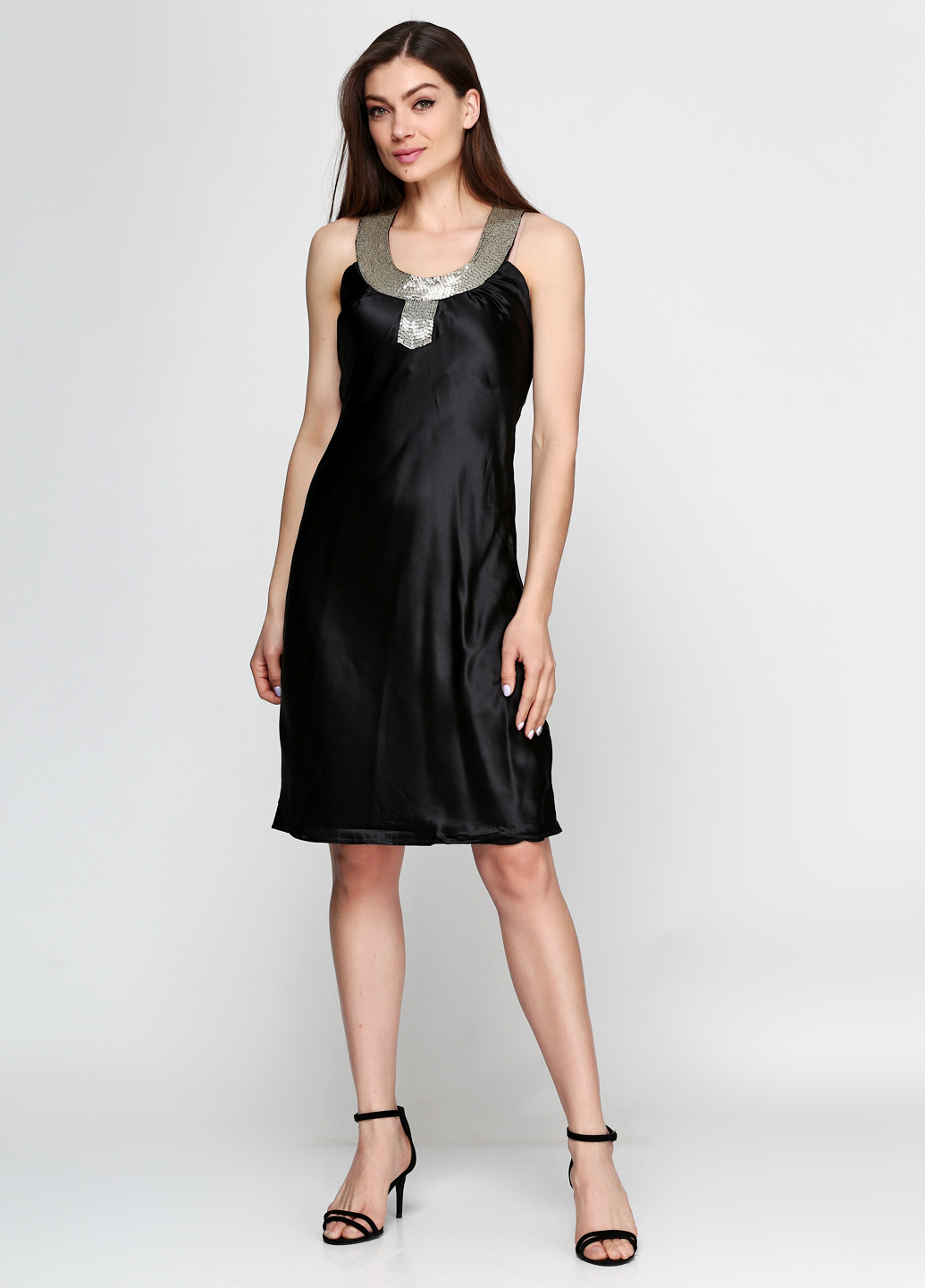 Чорна коктейльна плаття, сукня Axel однотонна