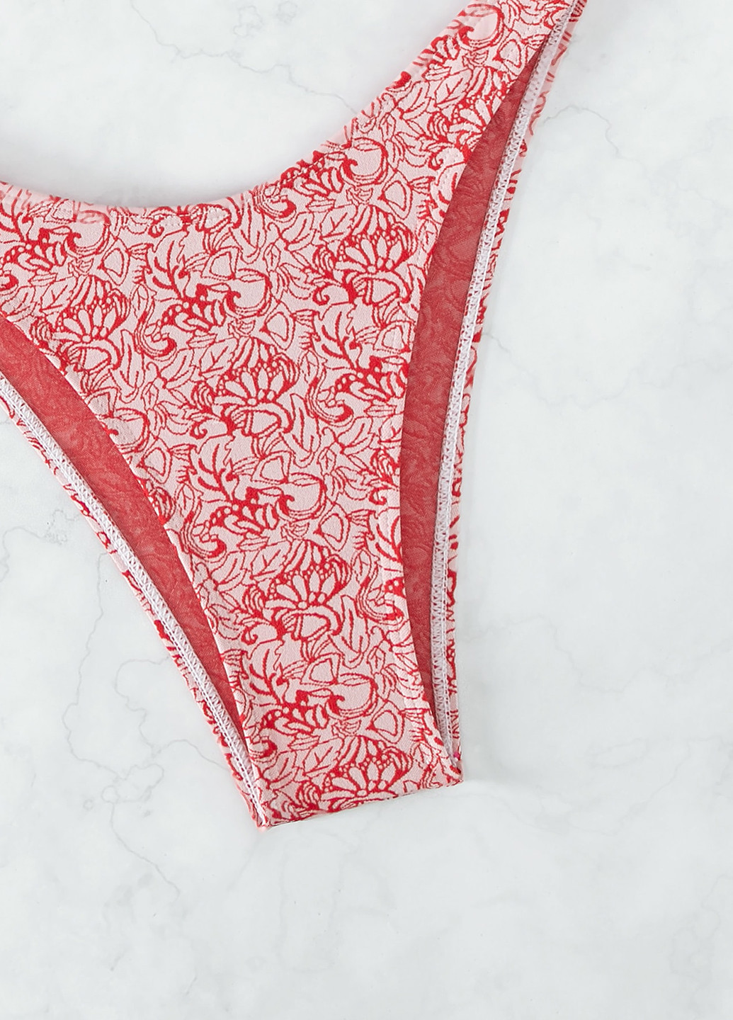 Комбінований літній купальник (ліф, трусики) бікіні, роздільний SHEIN