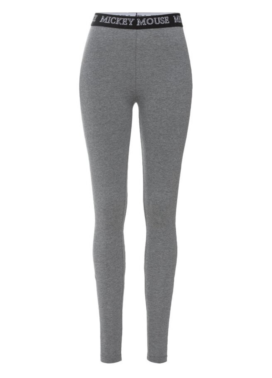 Серые демисезонные леггинсы Disney