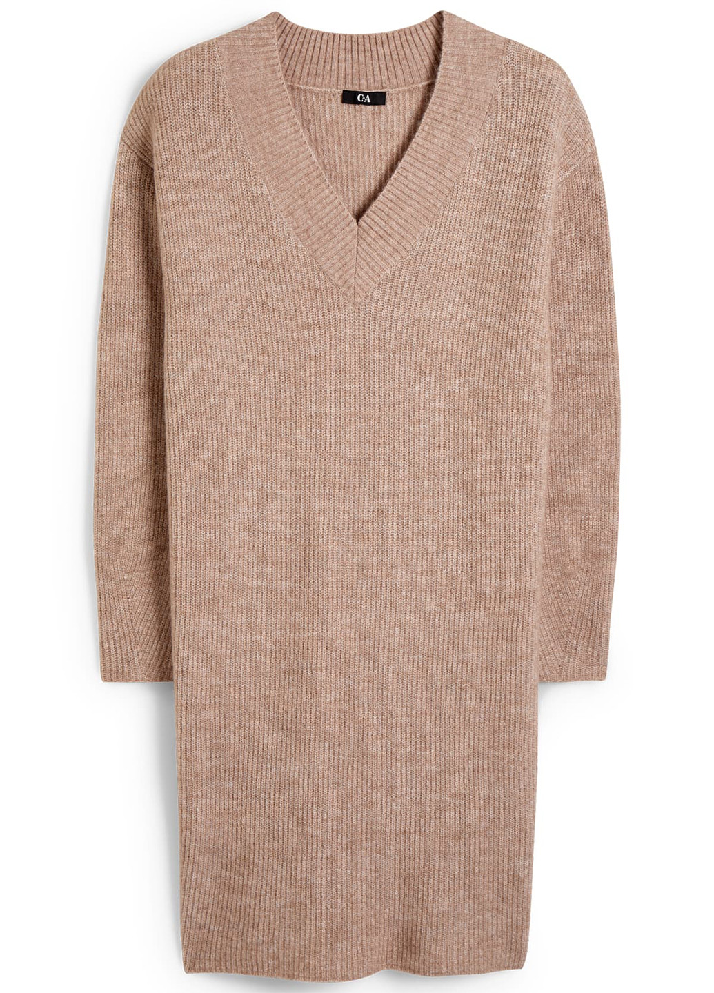 Бежева кежуал сукня сукня светр C&A однотонна