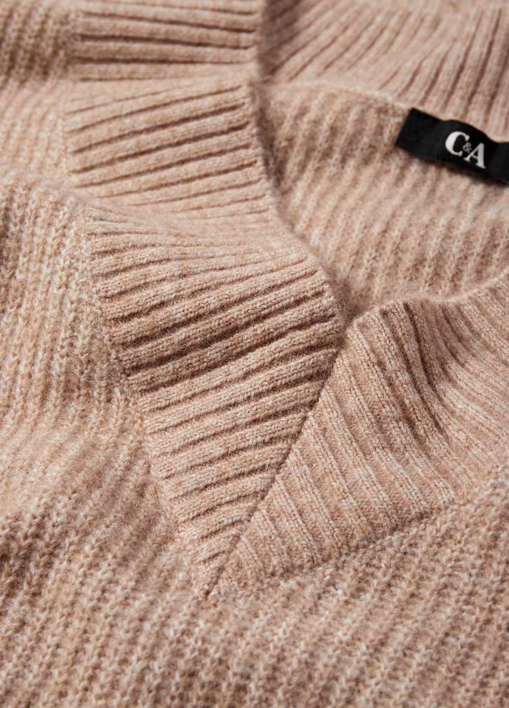 Бежева кежуал сукня сукня светр C&A однотонна