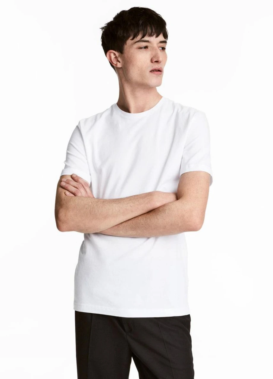 Белая футболка H&M