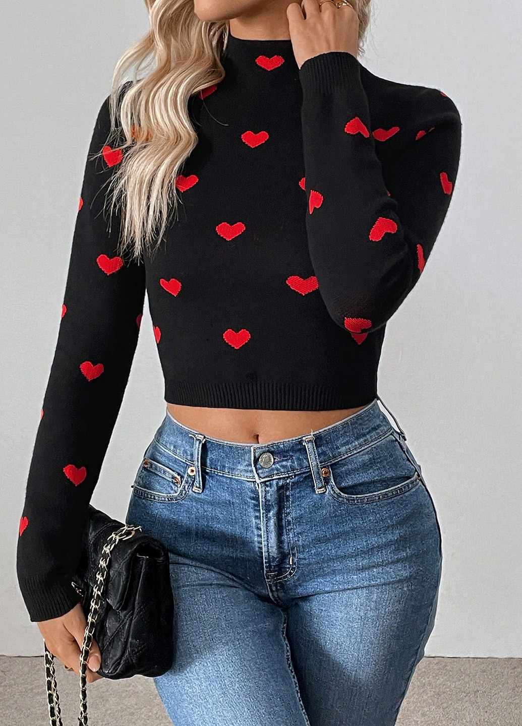 Чорний демісезонний джемпер джемпер SHEIN