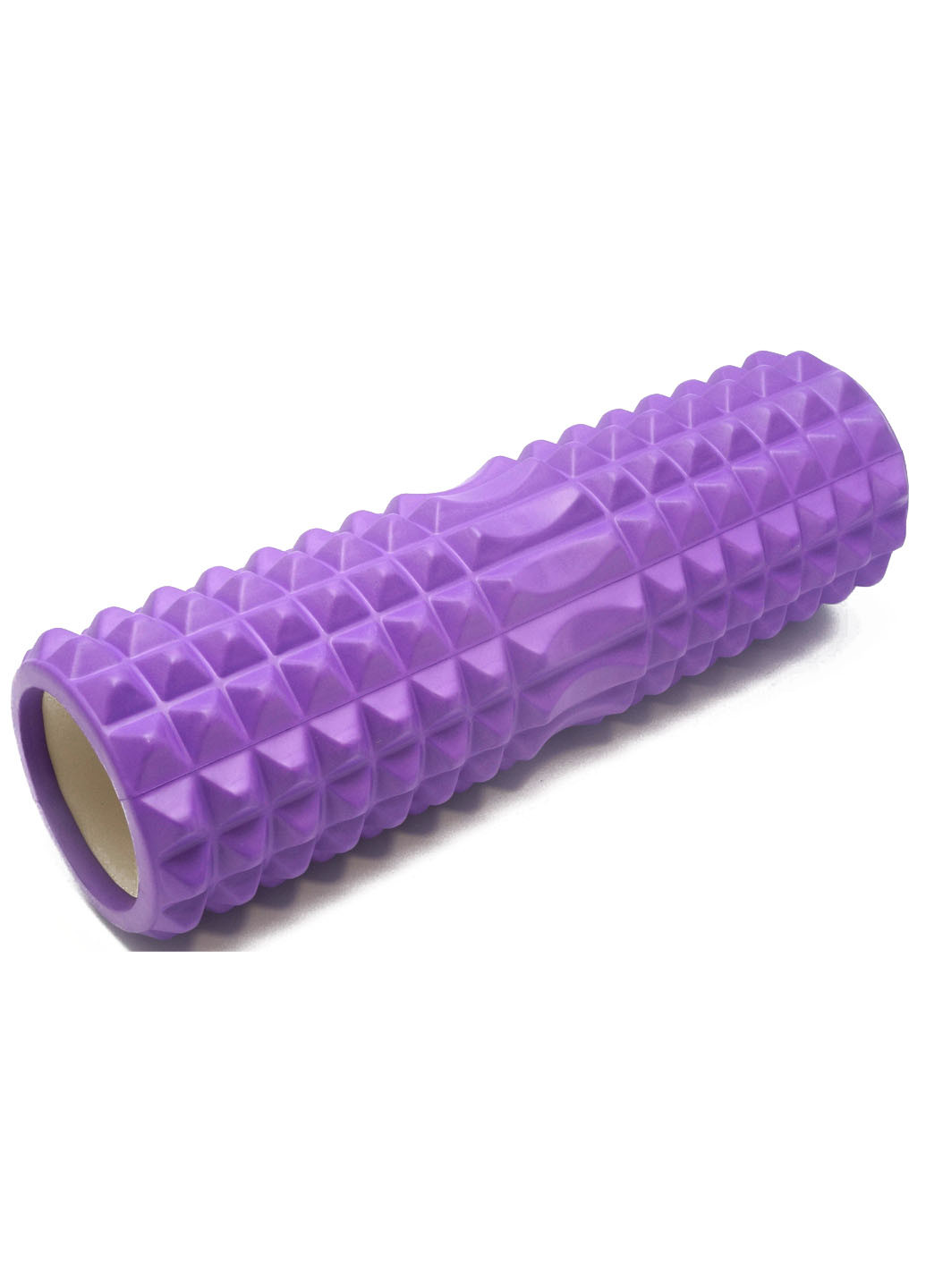 Масажний ролик Grid Roller v2.2 45 см фіолетовий (ролер, валик, циліндр для йоги, пілатесу і масажу) EasyFit (237657532)