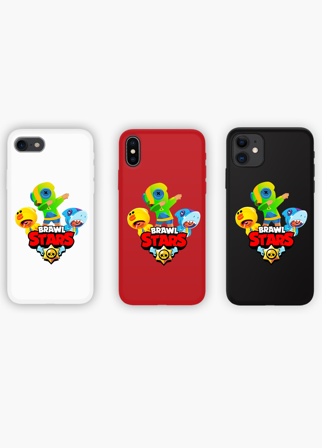 Чохол силіконовий Apple Iphone X Леон Бравл Старс (Leon Brawl Stars) (6129-1703) MobiPrint (219517457)