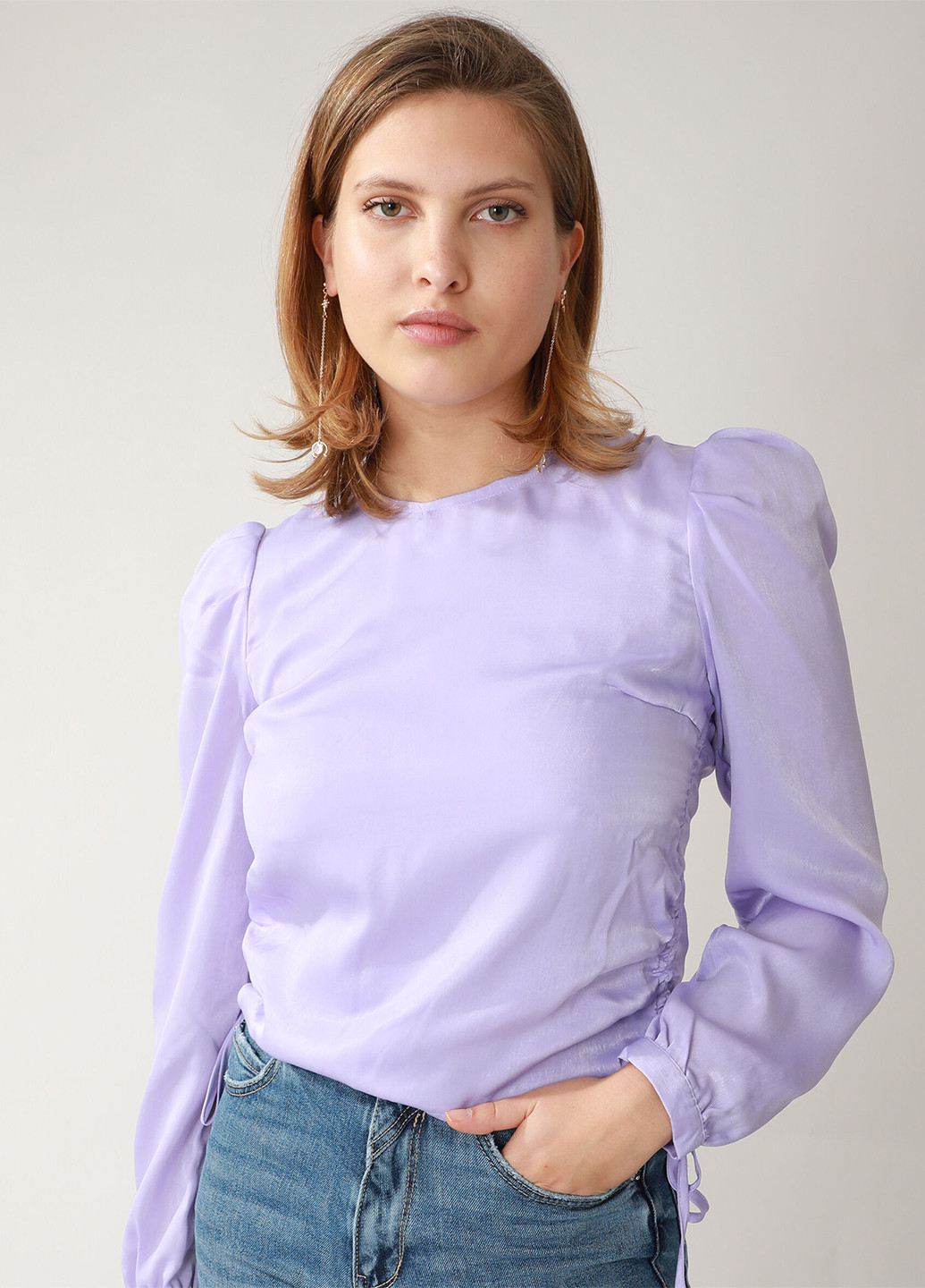 Лавандовая блуза Pimkie