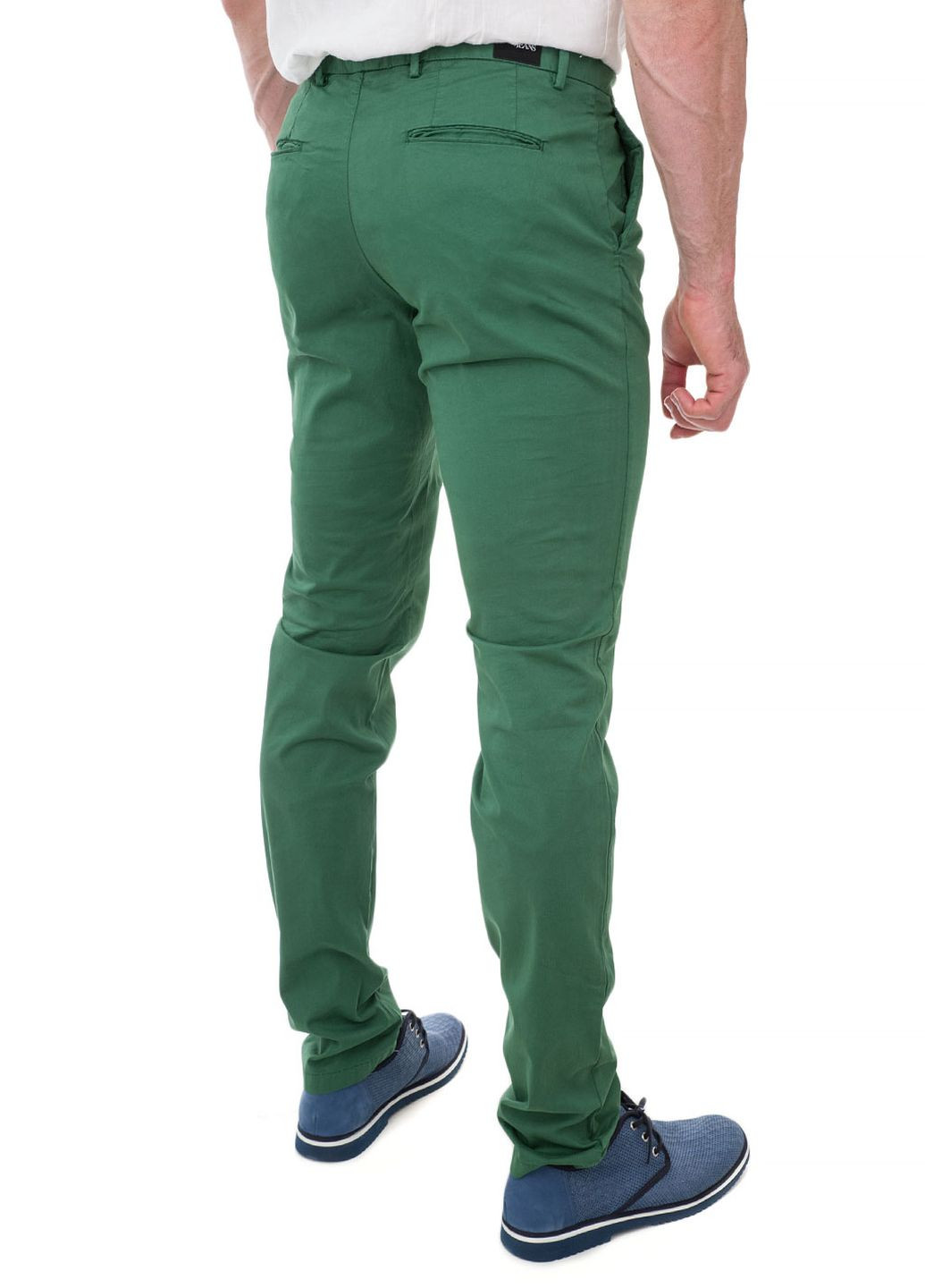Зеленые летние брюки Trussardi Jeans