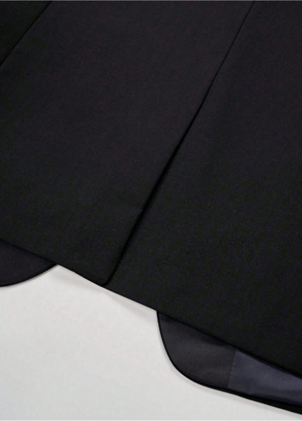 Чорний демісезонний костюм (піджак, штани) брючний SHEIN