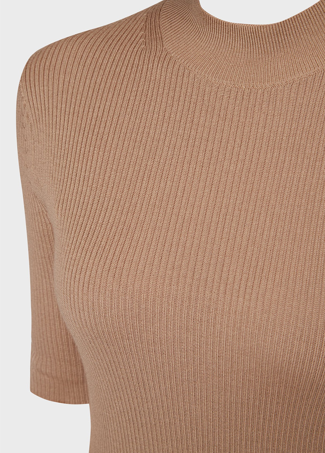 Світло-коричнева кежуал сукня футляр Calvin Klein однотонна