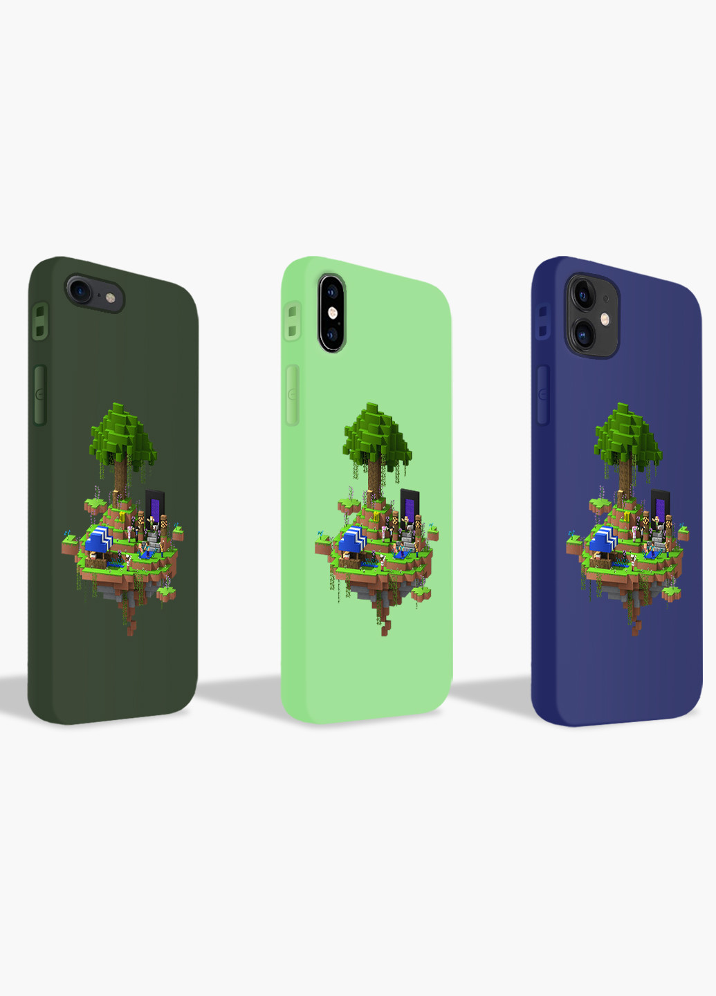 Чехол силиконовый Apple Iphone 7 plus Майнкрафт (Minecraft) (17364-1177) MobiPrint (219356051)