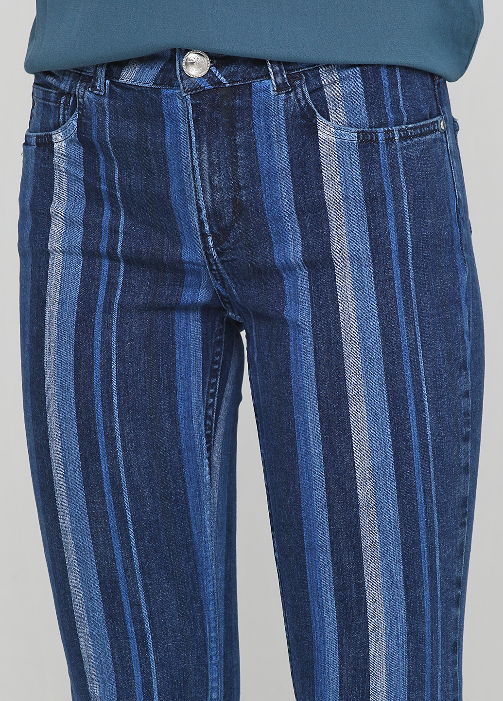 Темно-синие демисезонные прямые джинсы Mos Mosh