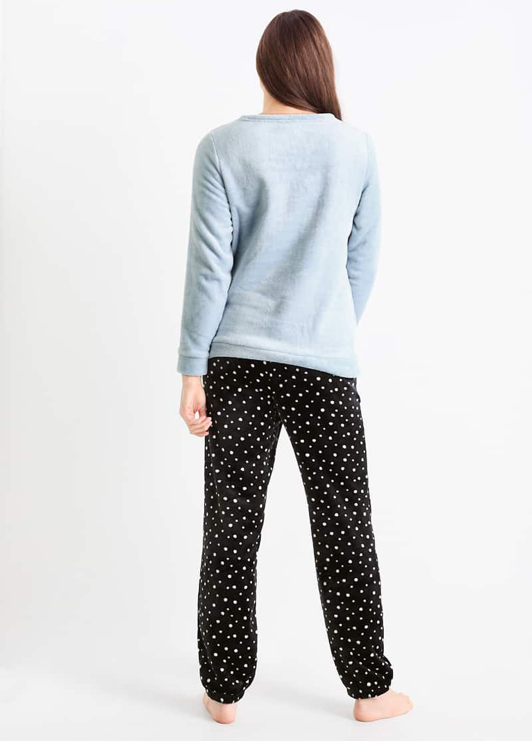 Комбінована зимня піжама (світшот, штани) C&A