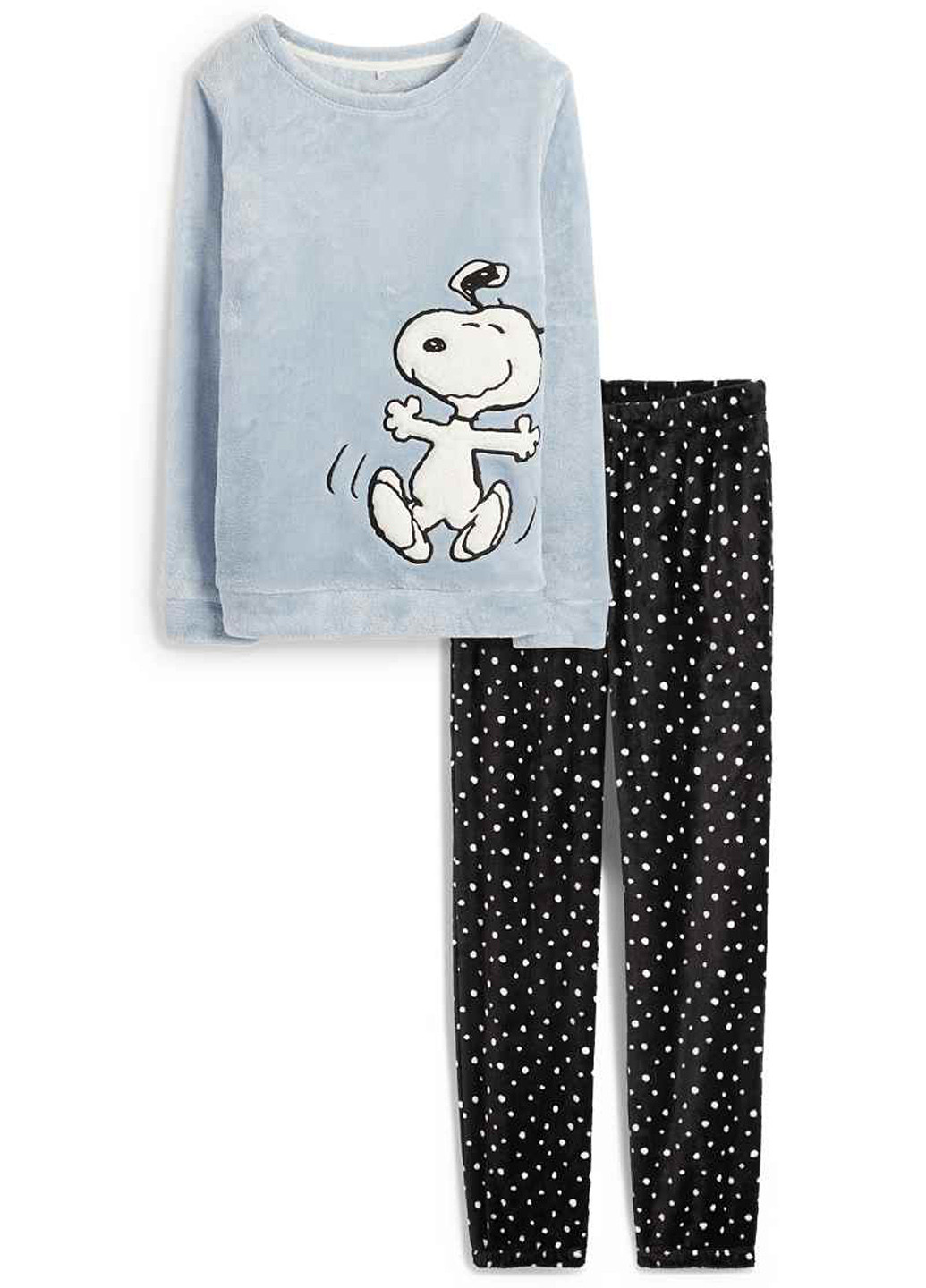 Комбінована зимня піжама (світшот, штани) C&A