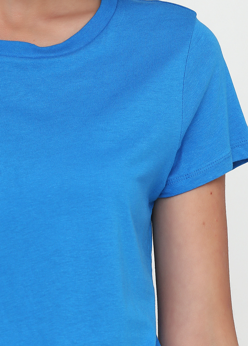 Светло-синяя летняя футболка H&M