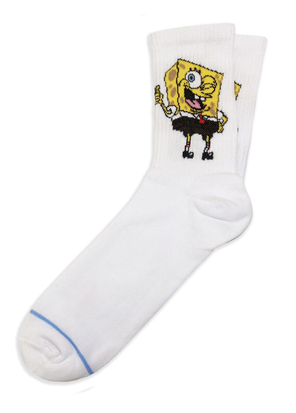 Белые носки маска крик LOMM рисунки (211926024)