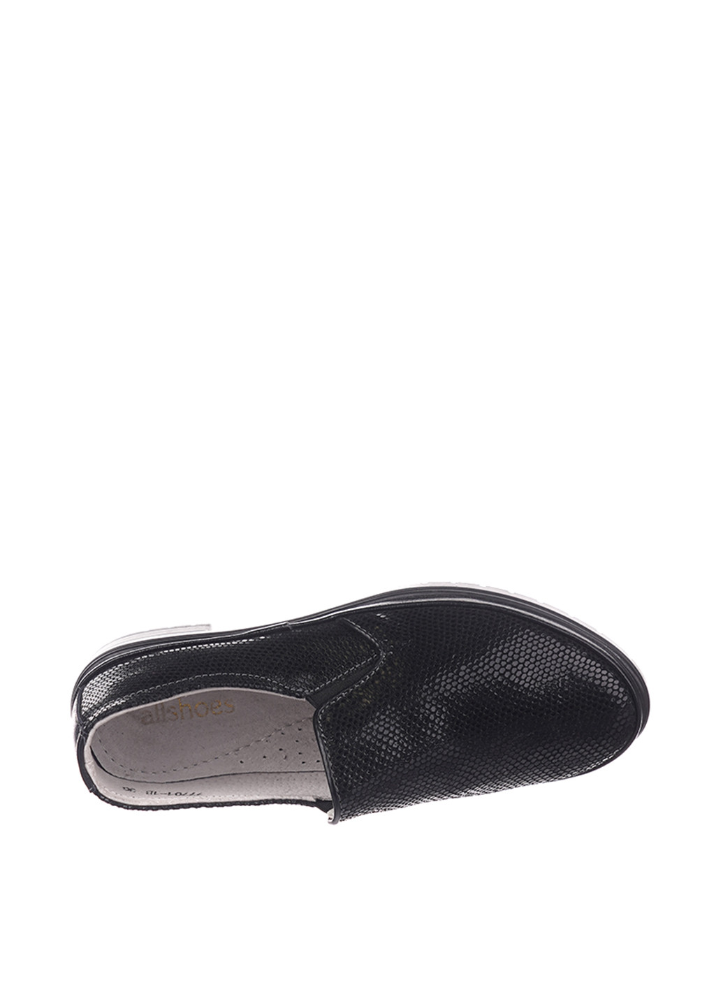 Allshoes Туфлі сліпери чорний з натуральна шкіра, китай — демісезон (258334711)