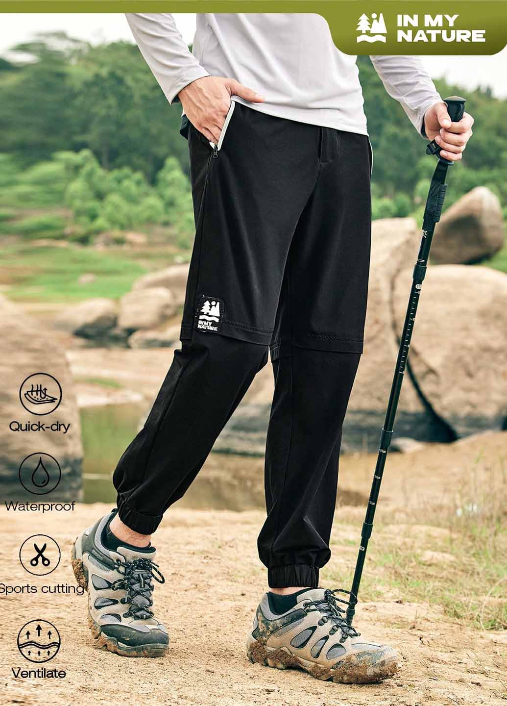 Черные спортивные демисезонные джоггеры брюки SHEIN