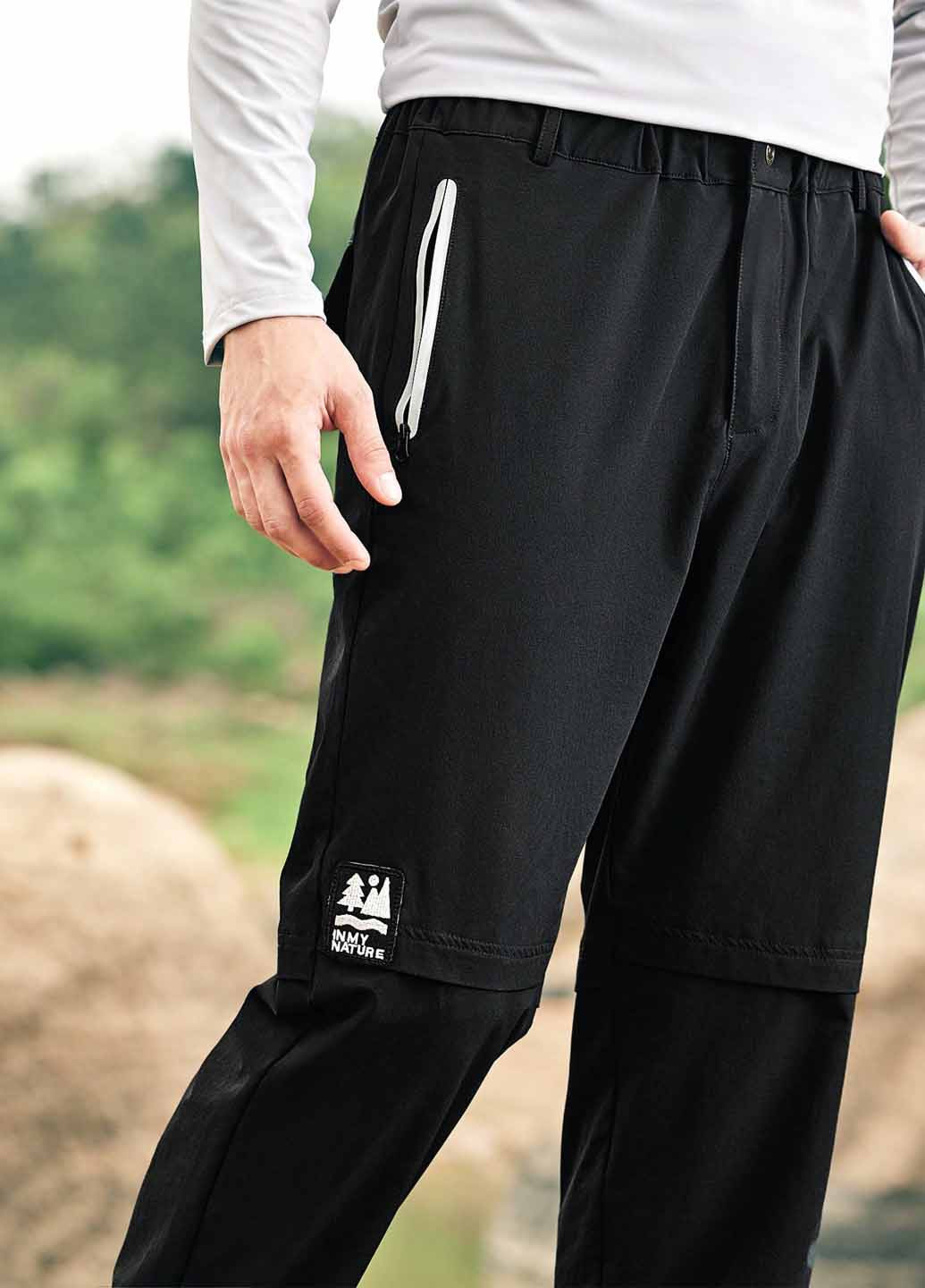 Черные спортивные демисезонные джоггеры брюки SHEIN