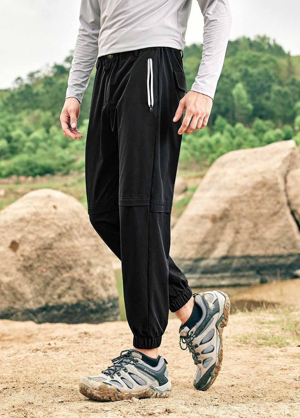 Черные спортивные демисезонные джоггеры брюки SHEIN