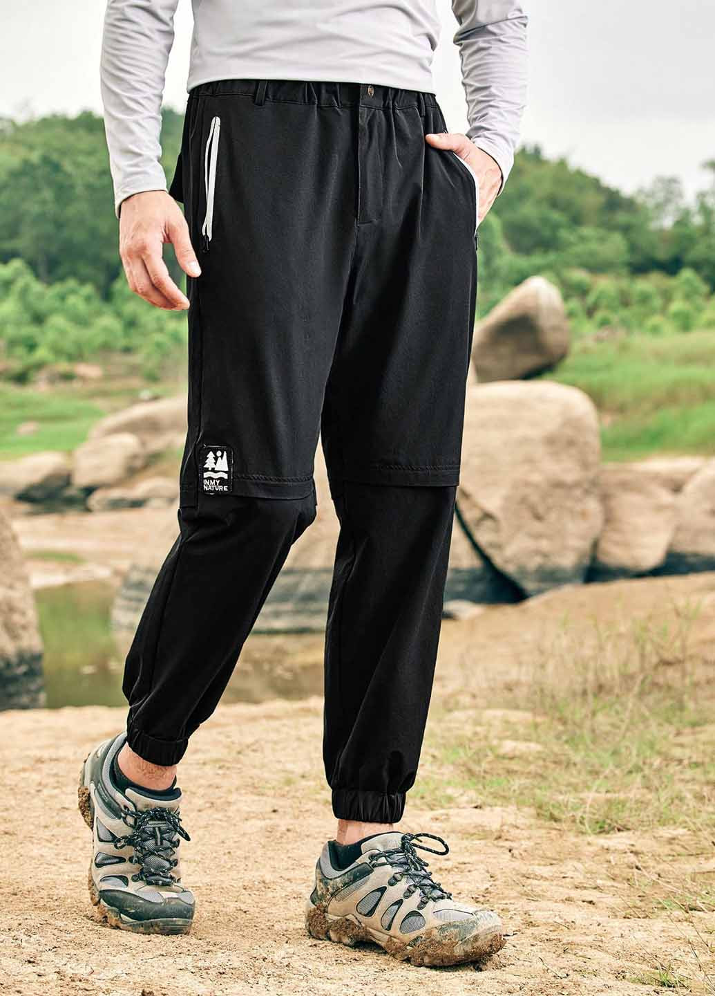 Черные спортивные демисезонные джоггеры брюки SHEIN