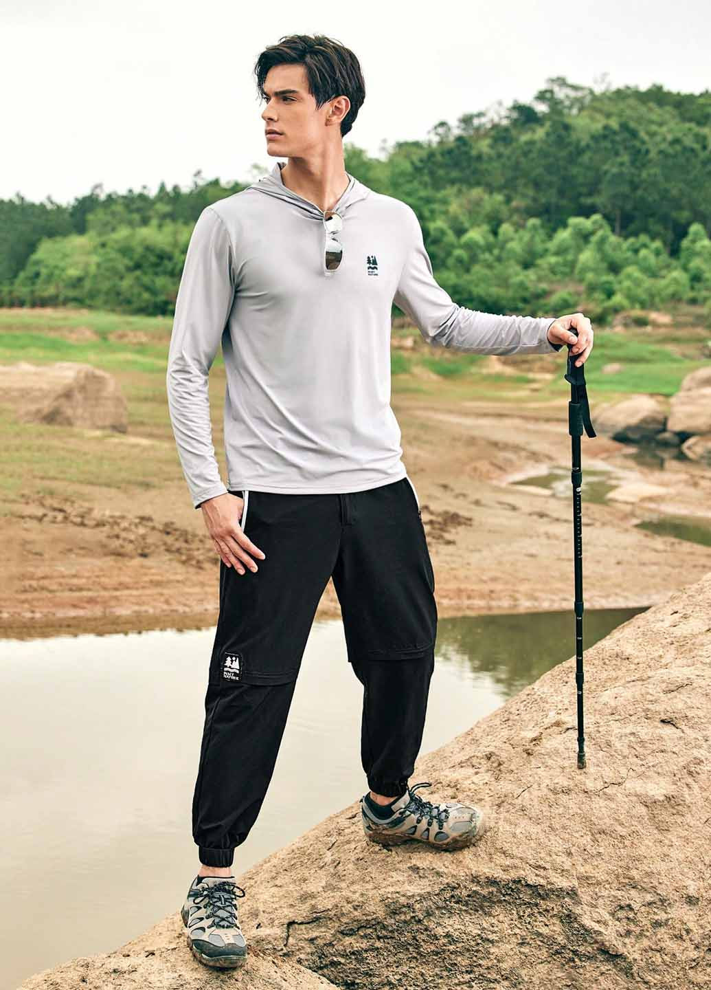 Черные спортивные демисезонные джоггеры брюки SHEIN