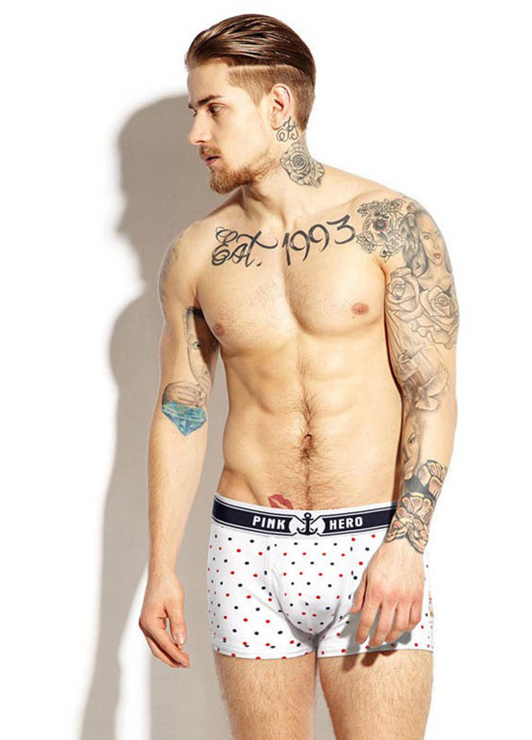 Боксери-труси Білий Pink Hero (194814981)