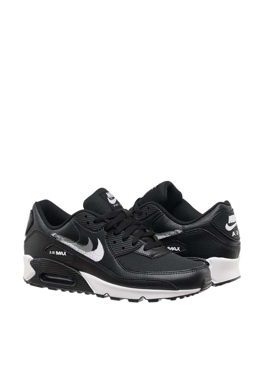 Черно-белые демисезонные кроссовки fd0657-001 Nike AIR MAX 90