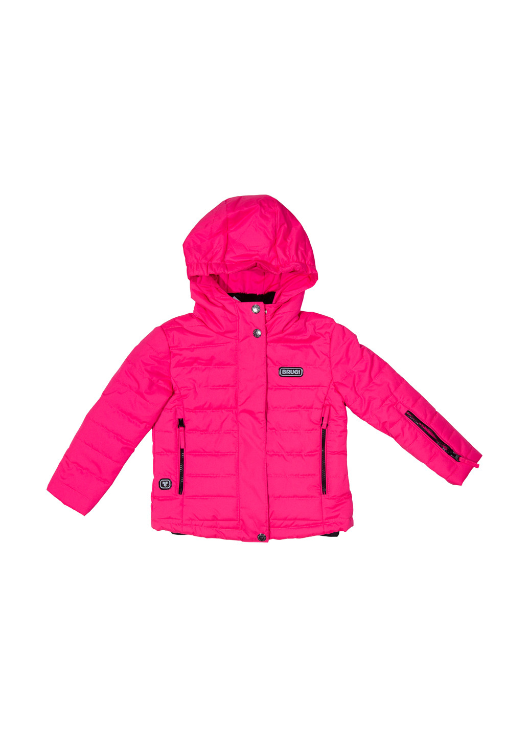 Розовая зимняя куртка лыжная Brugi