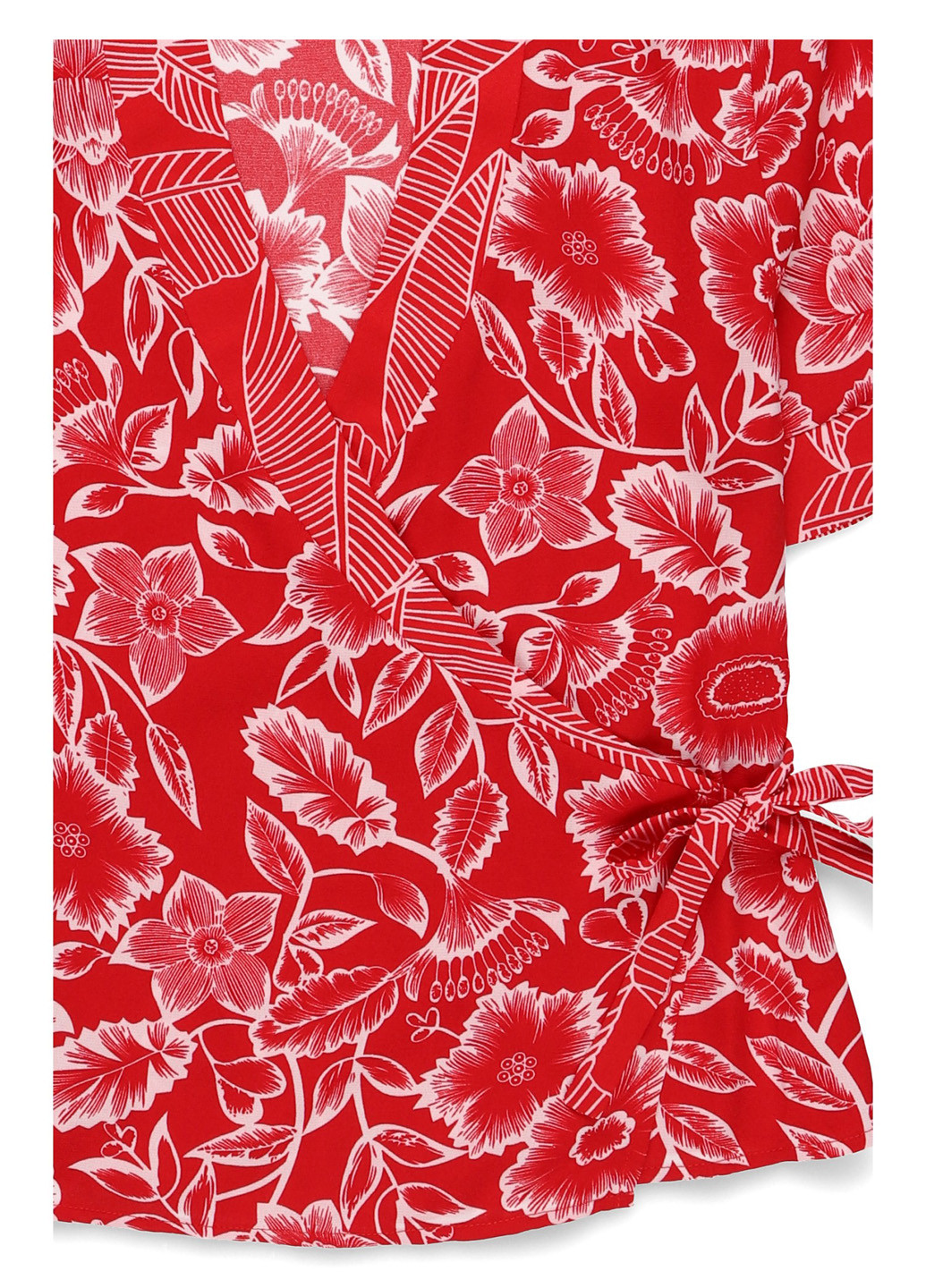 Красная блуза на запах Object