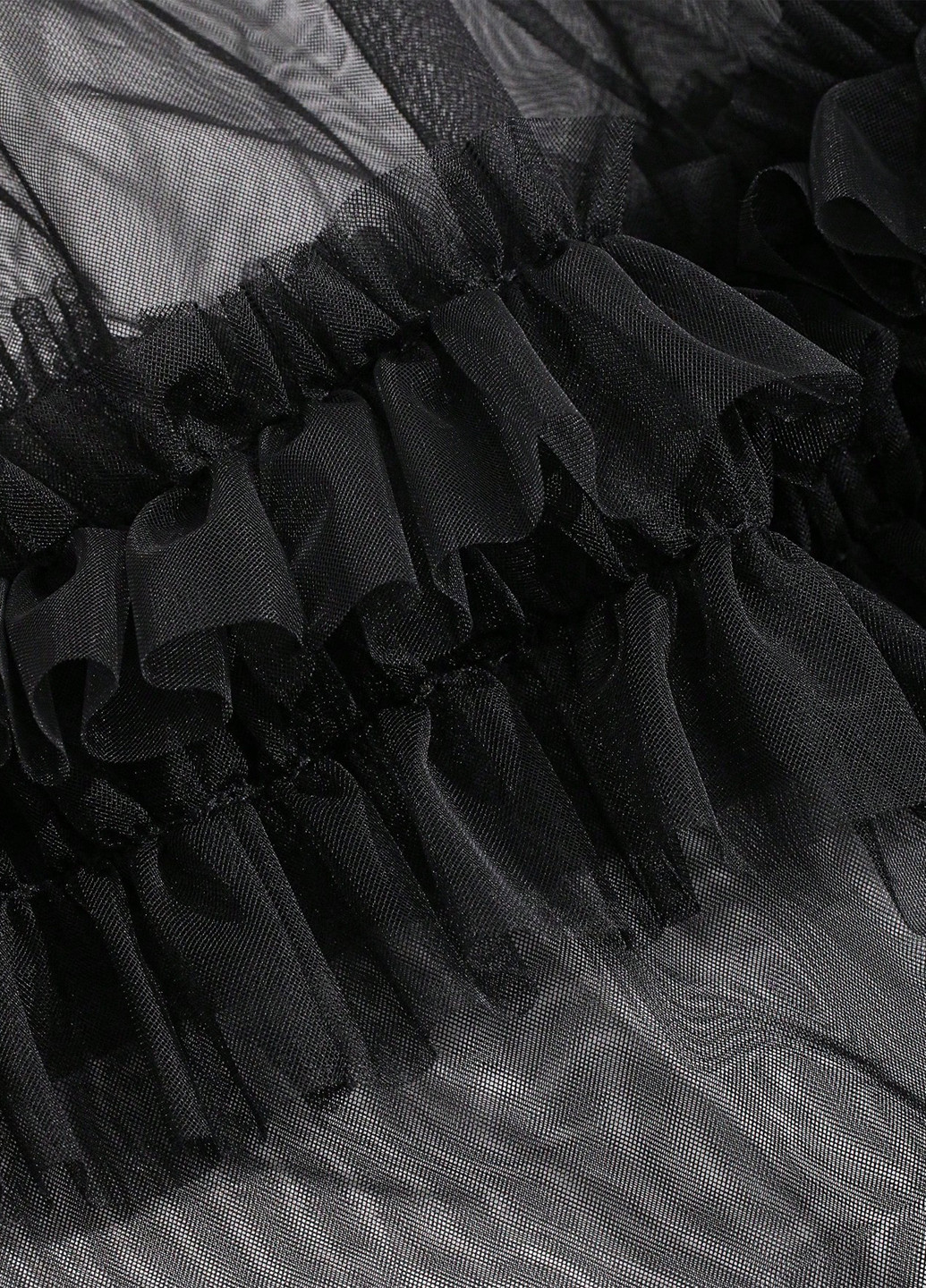 Черная кэжуал однотонная юбка SHEIN а-силуэта (трапеция)