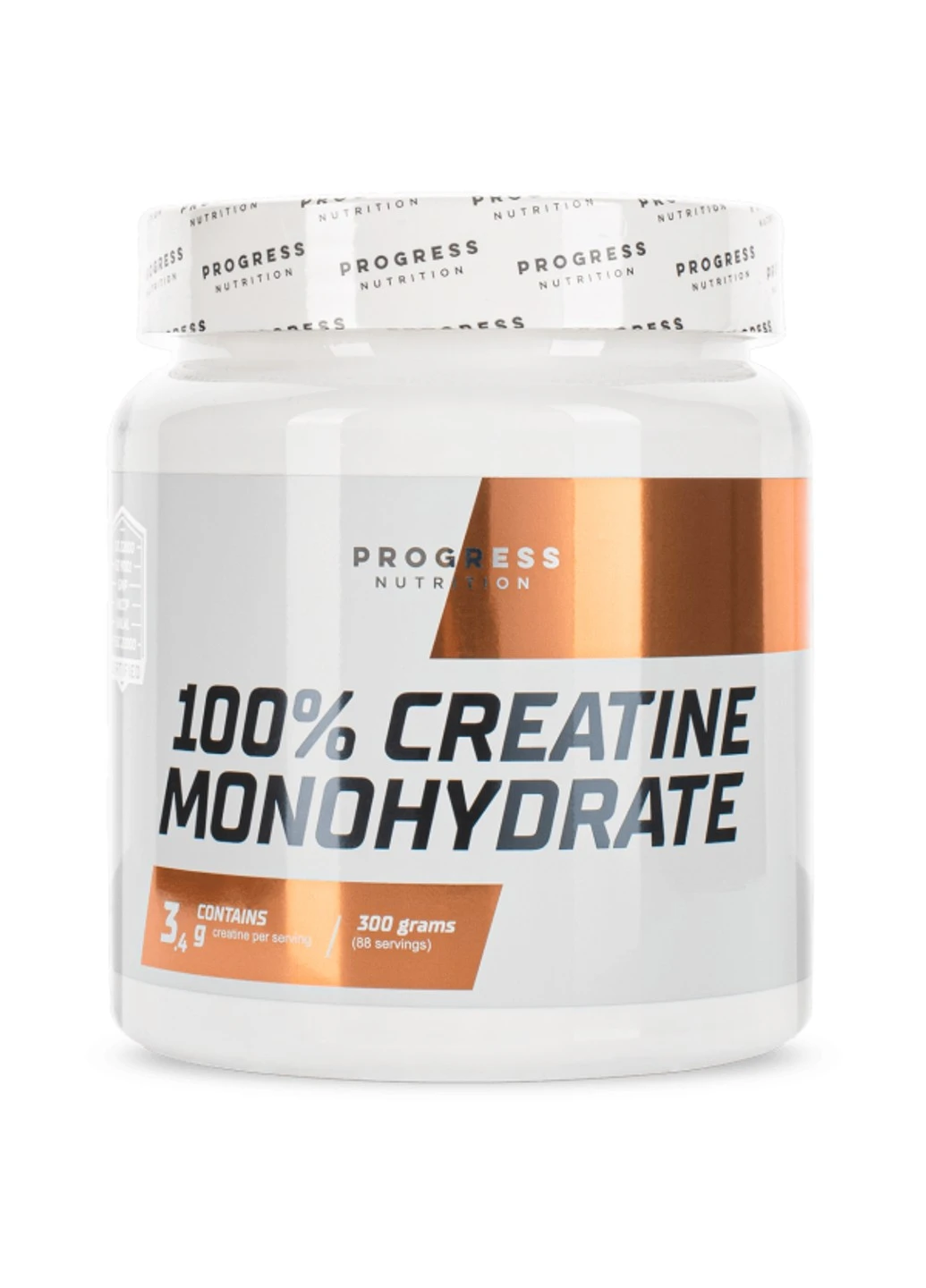 Креатин моногідрат 100% Creatine Monohydrate 500 грам Без смакових добавок Progress Nutrition (255279628)