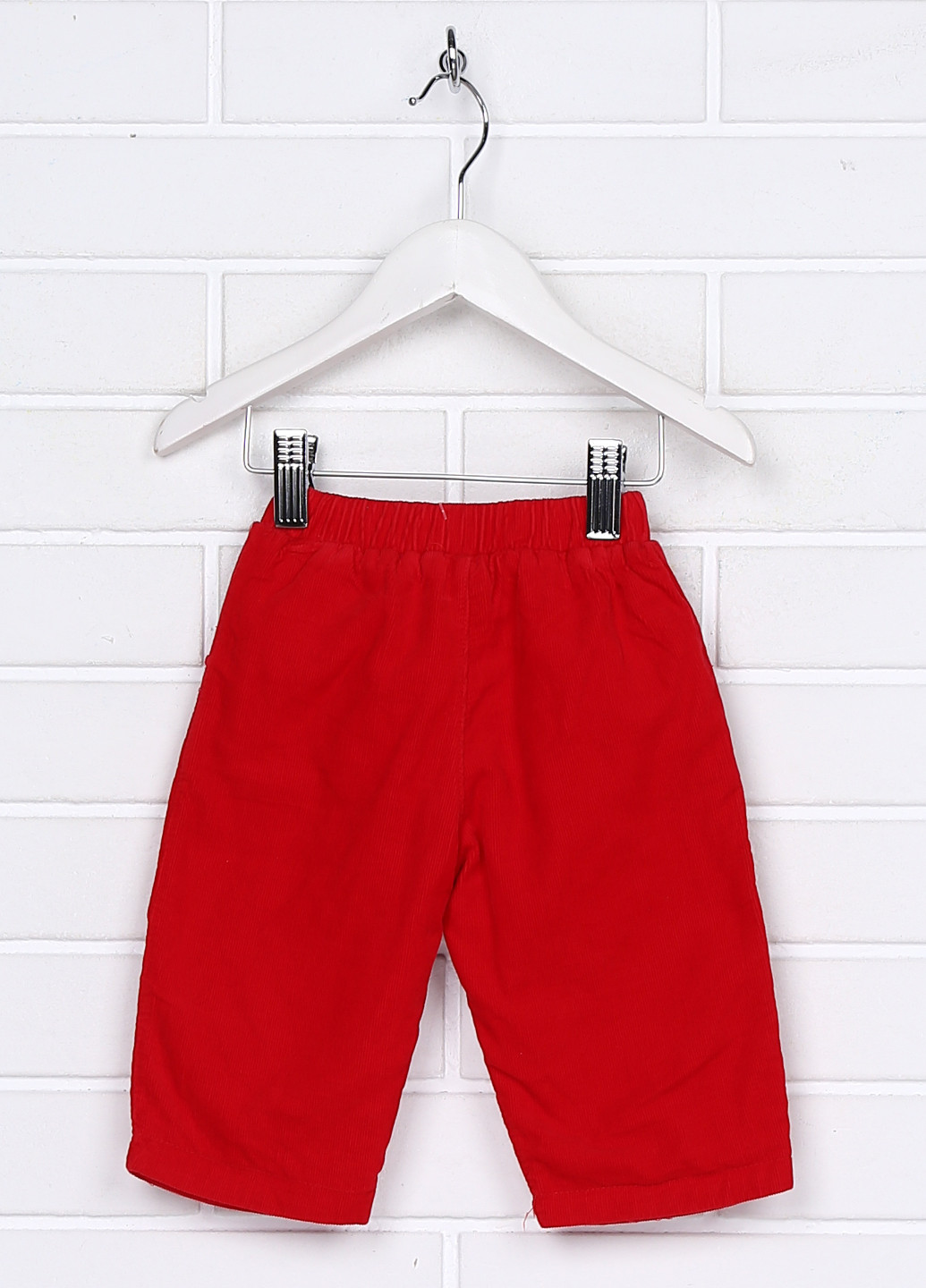 Красные кэжуал демисезонные прямые брюки Apple & Boe