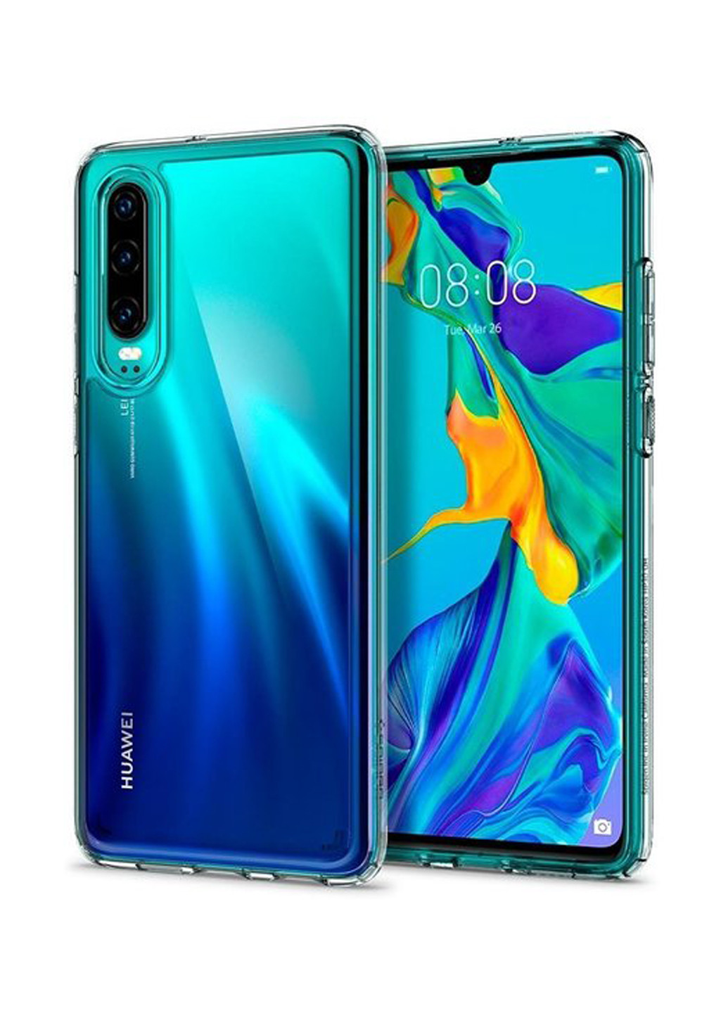 Чохол Spigen для HUAWEI P30 Ultra Hybrid Crystal Clear комбінований