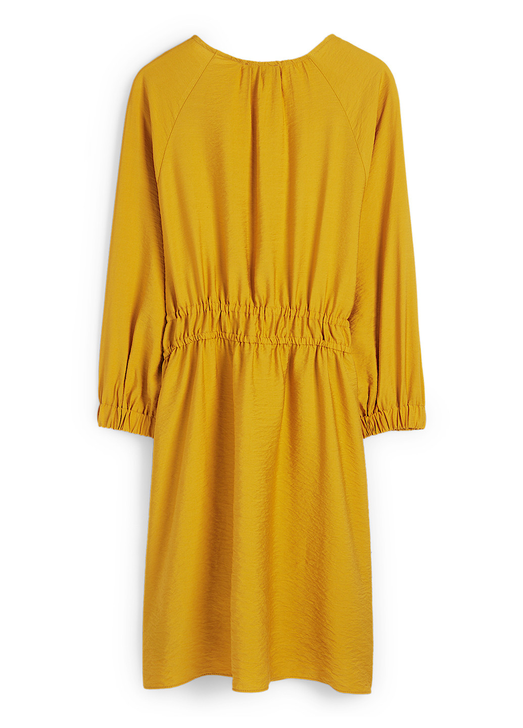 Гірчична кежуал сукня в стилі армпір C&A однотонна