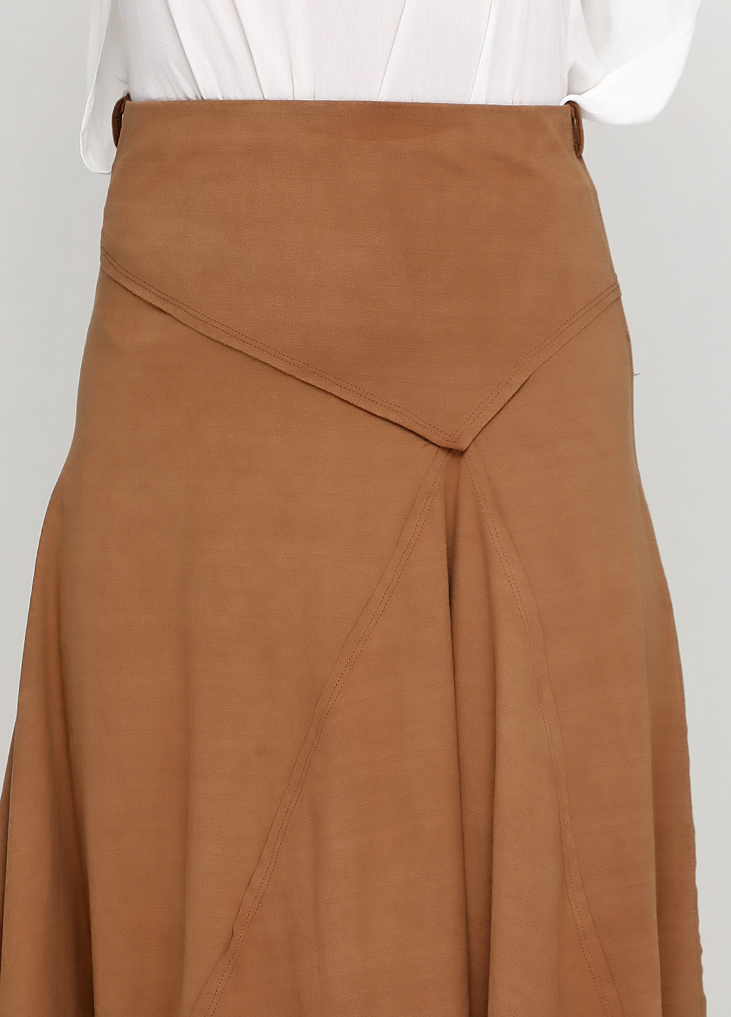 Светло-коричневая кэжуал однотонная юбка ON-Line