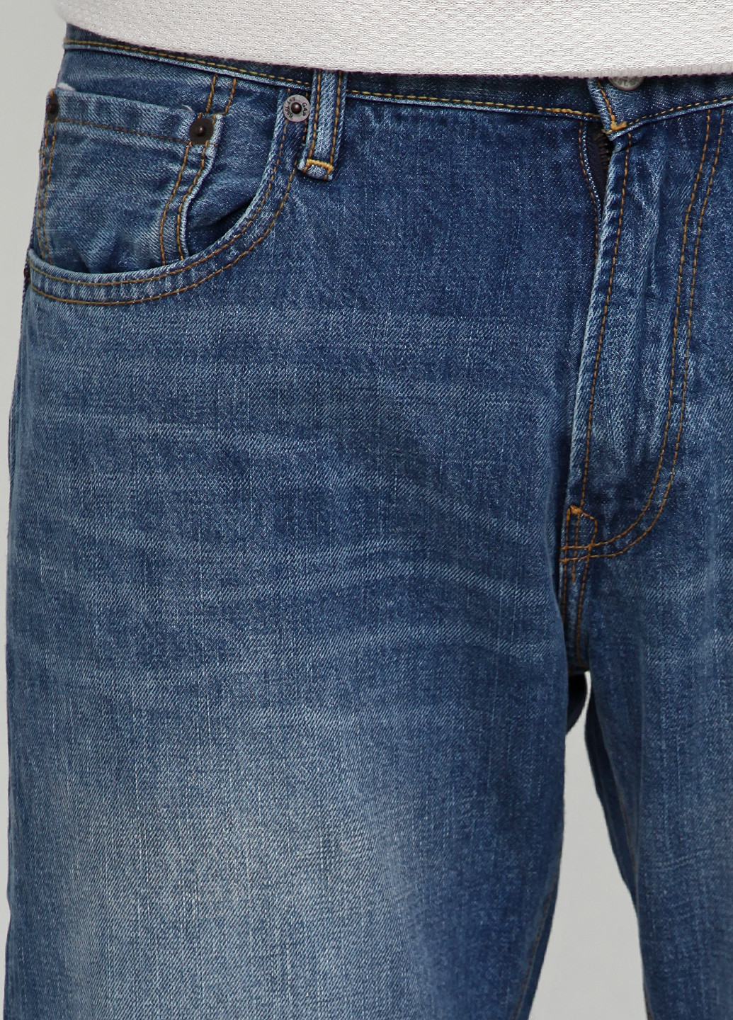 Светло-синие демисезонные со средней талией джинсы Gap