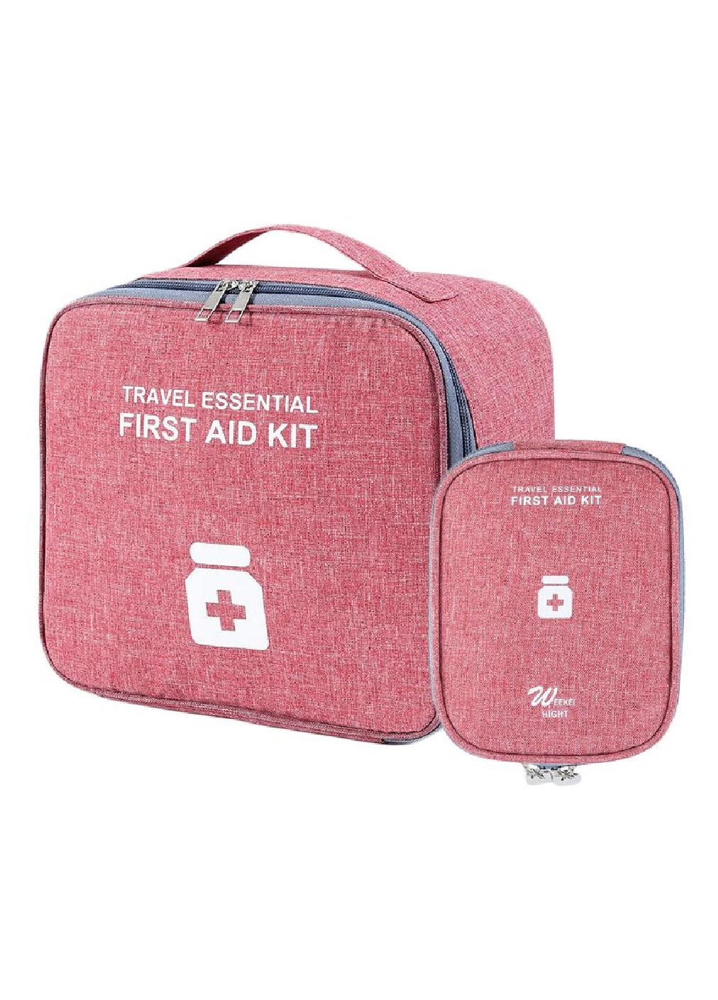 Комплект аптечек сумки органайзеры для медикаментов для путешествий для дома 2 шт (473526-Prob) Розовый Unbranded (255029707)