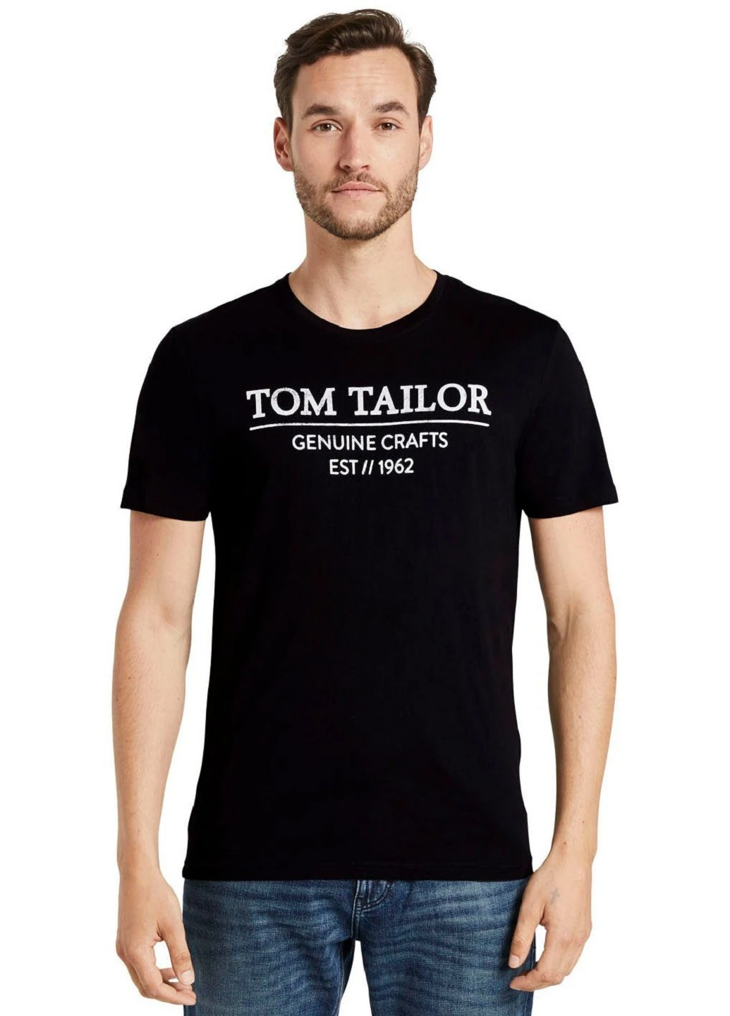 Чорна футболка Tom Tailor
