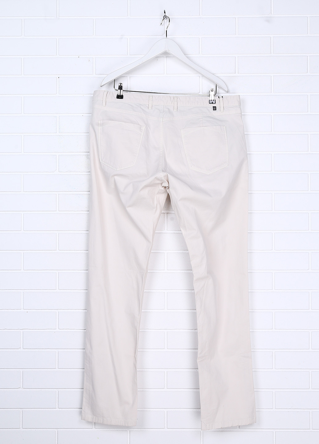 Молочные кэжуал демисезонные брюки Massimo Dutti